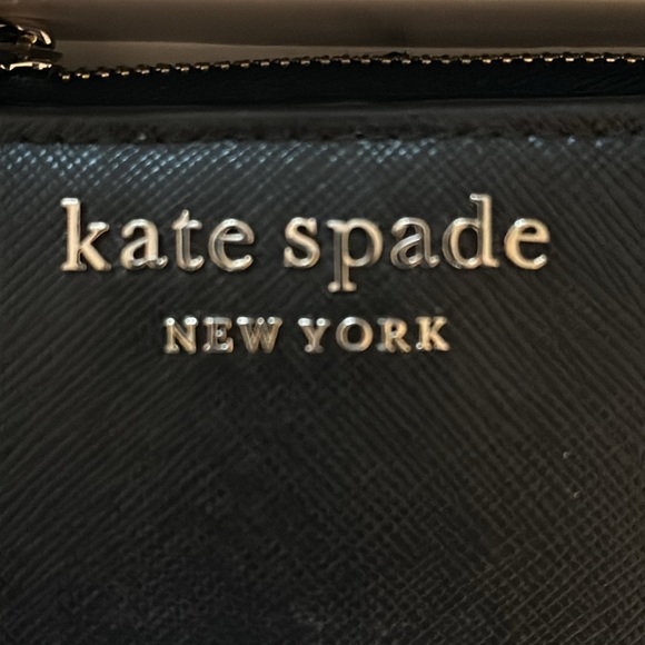 Kate Spade Cameron Small L-Zip Bifold Wallet - Black Leather Brand New Orig$139 - Picture 7 of 8